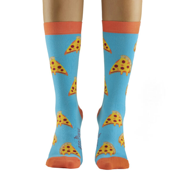 Chaussettes originales avec motifs pizzas, amusantes et confortables, haute qualité en coton