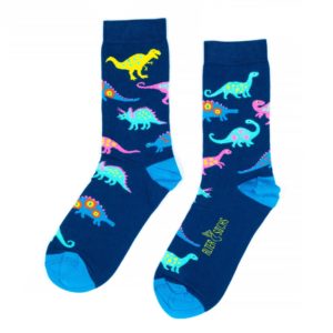 Chaussettes fun dinosaures