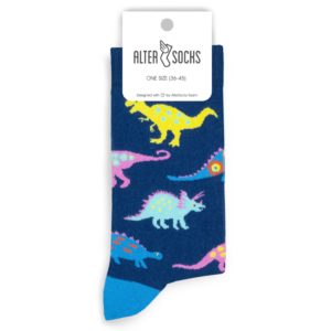 Chaussettes fun dinosaures