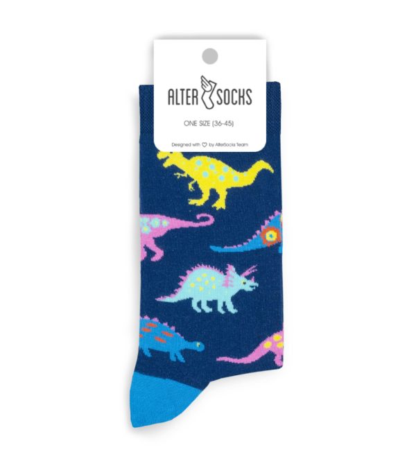 Chaussettes fun dinosaures