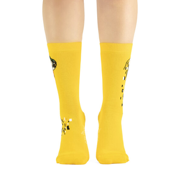 Chaussettes fantaisie avec motif de Le Baiser de Klimt