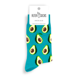 Chaussettes fantaisie avec motif d'avocats