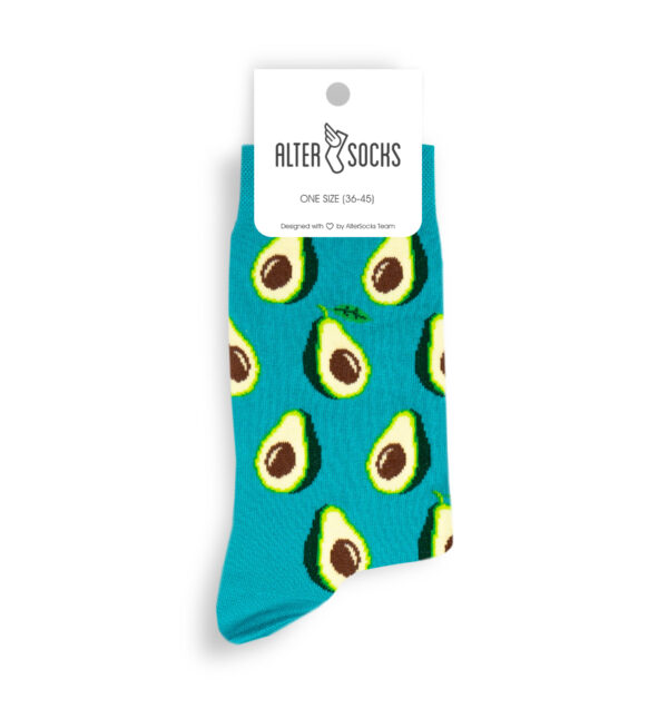 Chaussettes fantaisie avec motif d'avocats