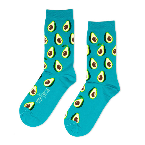 Chaussettes à motif d'avocat amusant