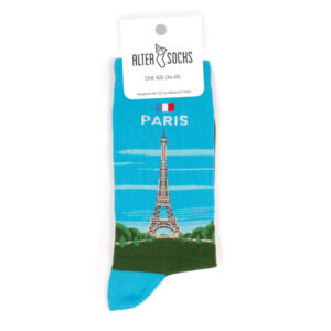 Chaussettes fantaisie Tour Eiffel Paris