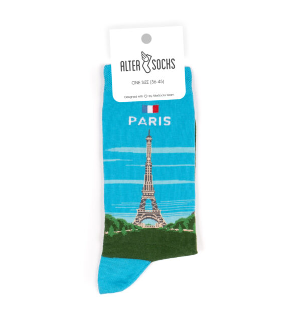 Chaussettes fantaisie Tour Eiffel Paris