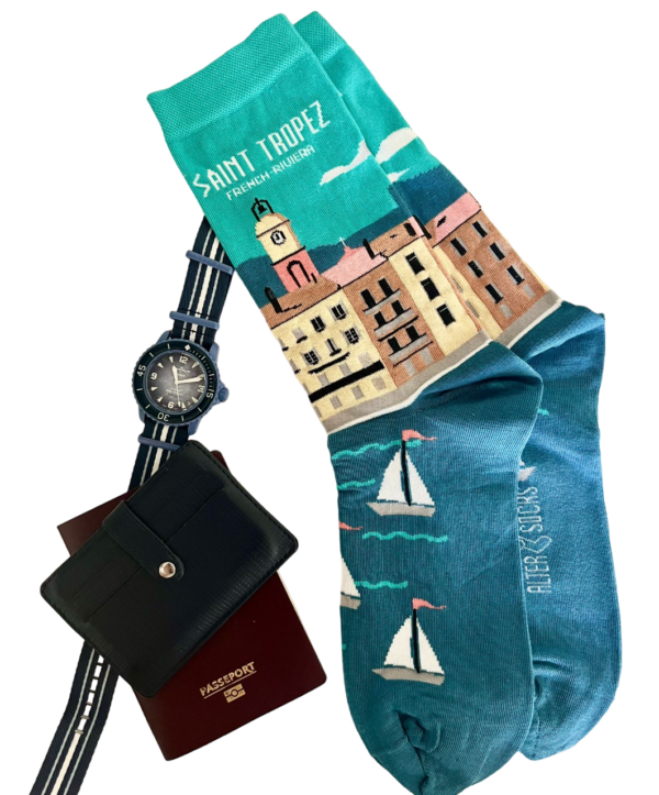 Chaussettes fantaisie Saint-Tropez