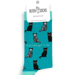 Chaussettes le chat de Schrodinger
